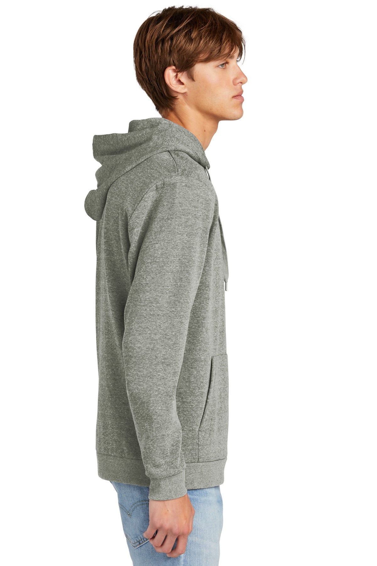 District® Perfect Tri® Fleece Pullover Hoodie DT1300 [Grey Frost] - DFW Impression