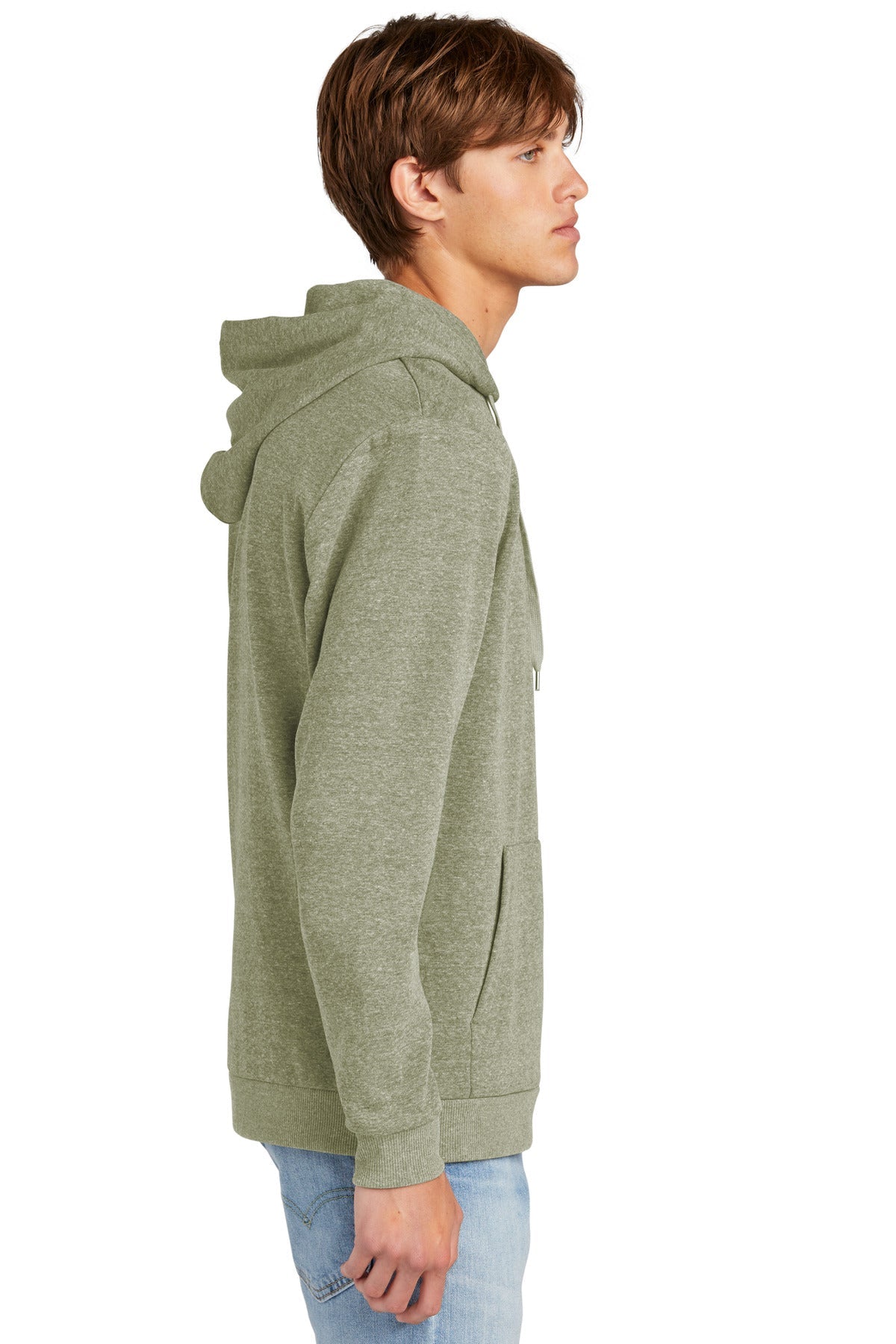 District® Perfect Tri® Fleece Pullover Hoodie DT1300 [Military Green Frost] - DFW Impression