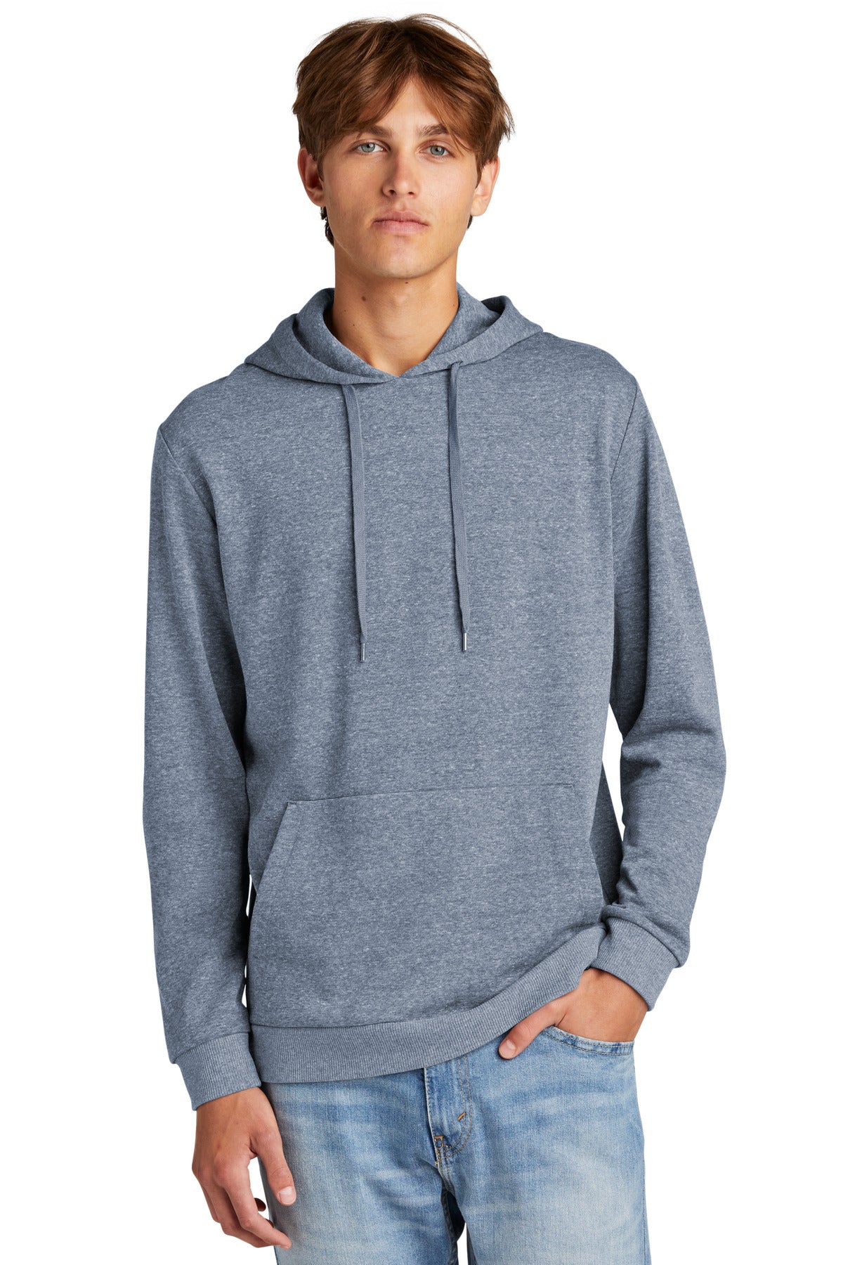 District® Perfect Tri® Fleece Pullover Hoodie DT1300 [Navy Frost] - DFW Impression