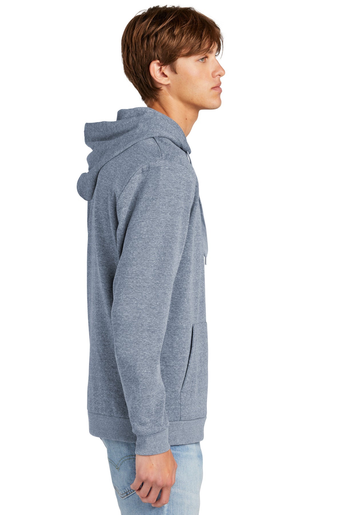 District® Perfect Tri® Fleece Pullover Hoodie DT1300 [Navy Frost] - DFW Impression