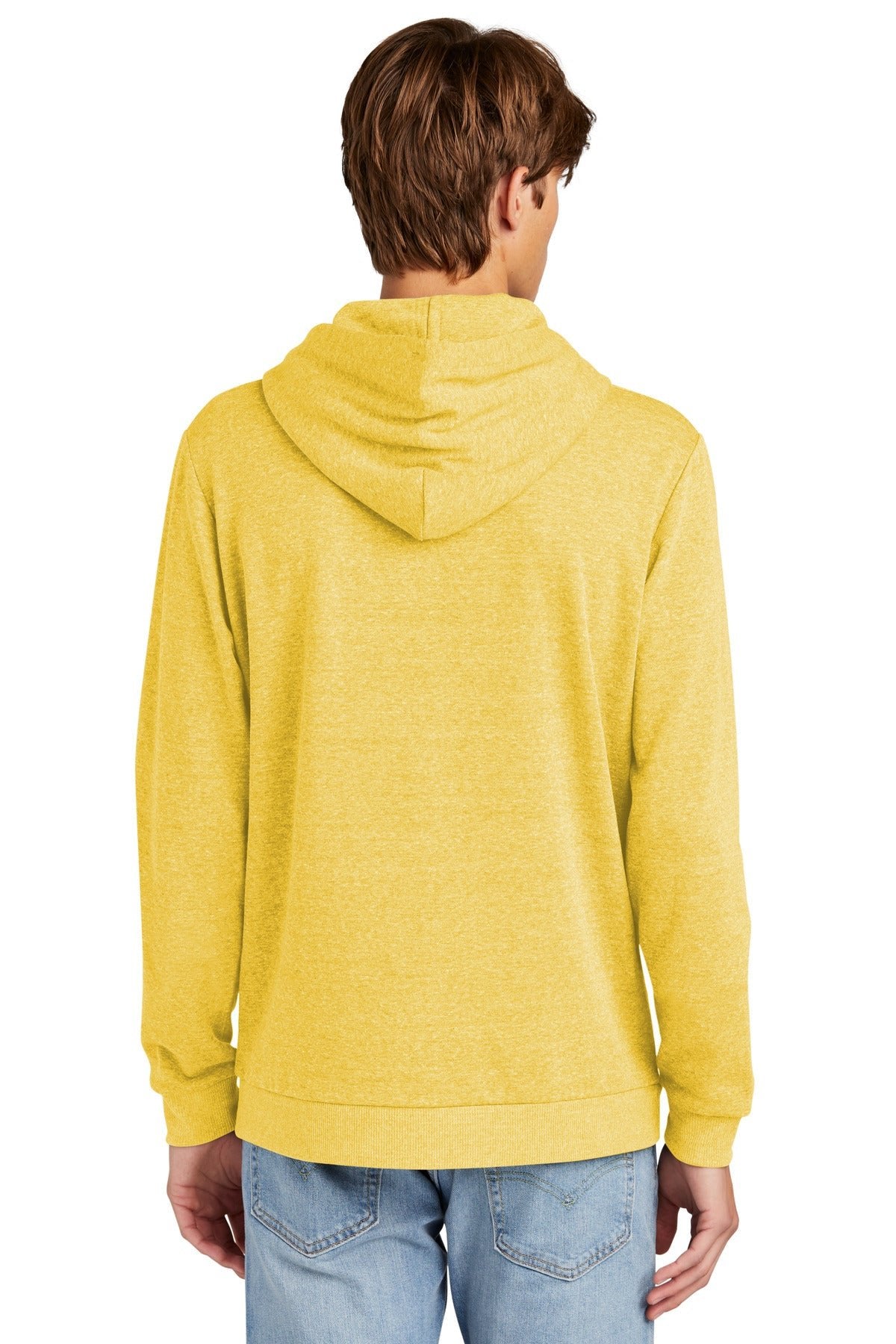 District® Perfect Tri® Fleece Pullover Hoodie DT1300 [Ochre Yellow Heather] - DFW Impression