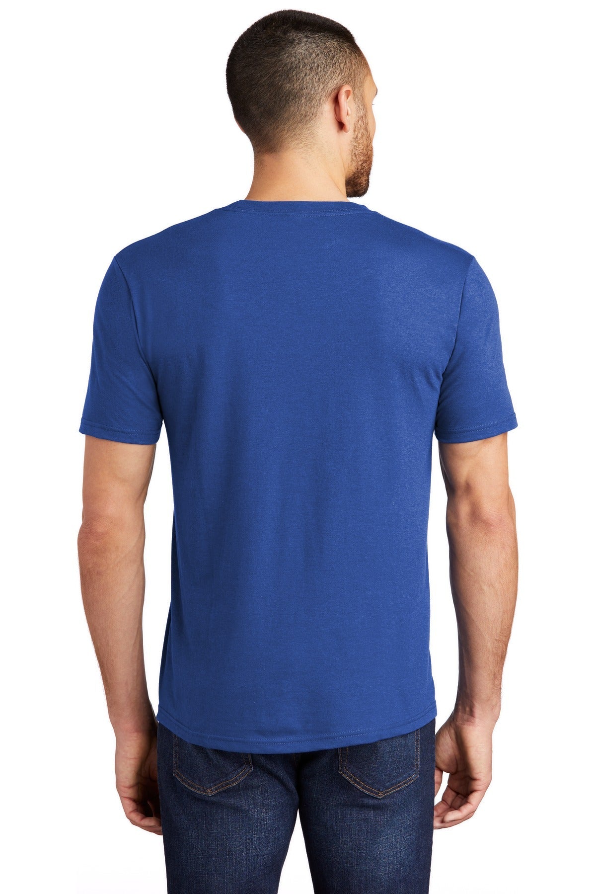 District ® Perfect Tri®Tee. DM130 [Deep Royal] - DFW Impression