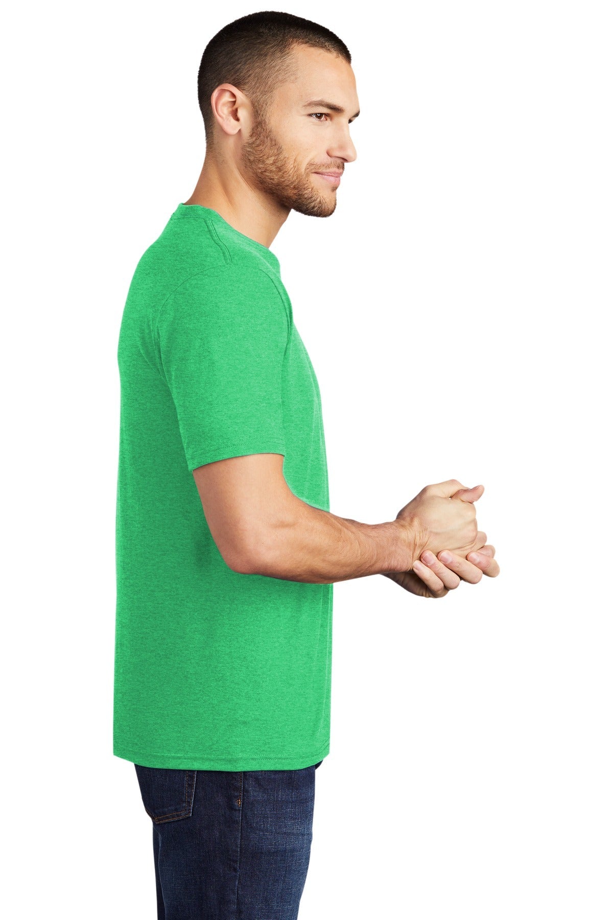 District ® Perfect Tri®Tee. DM130 [Green Frost] - DFW Impression