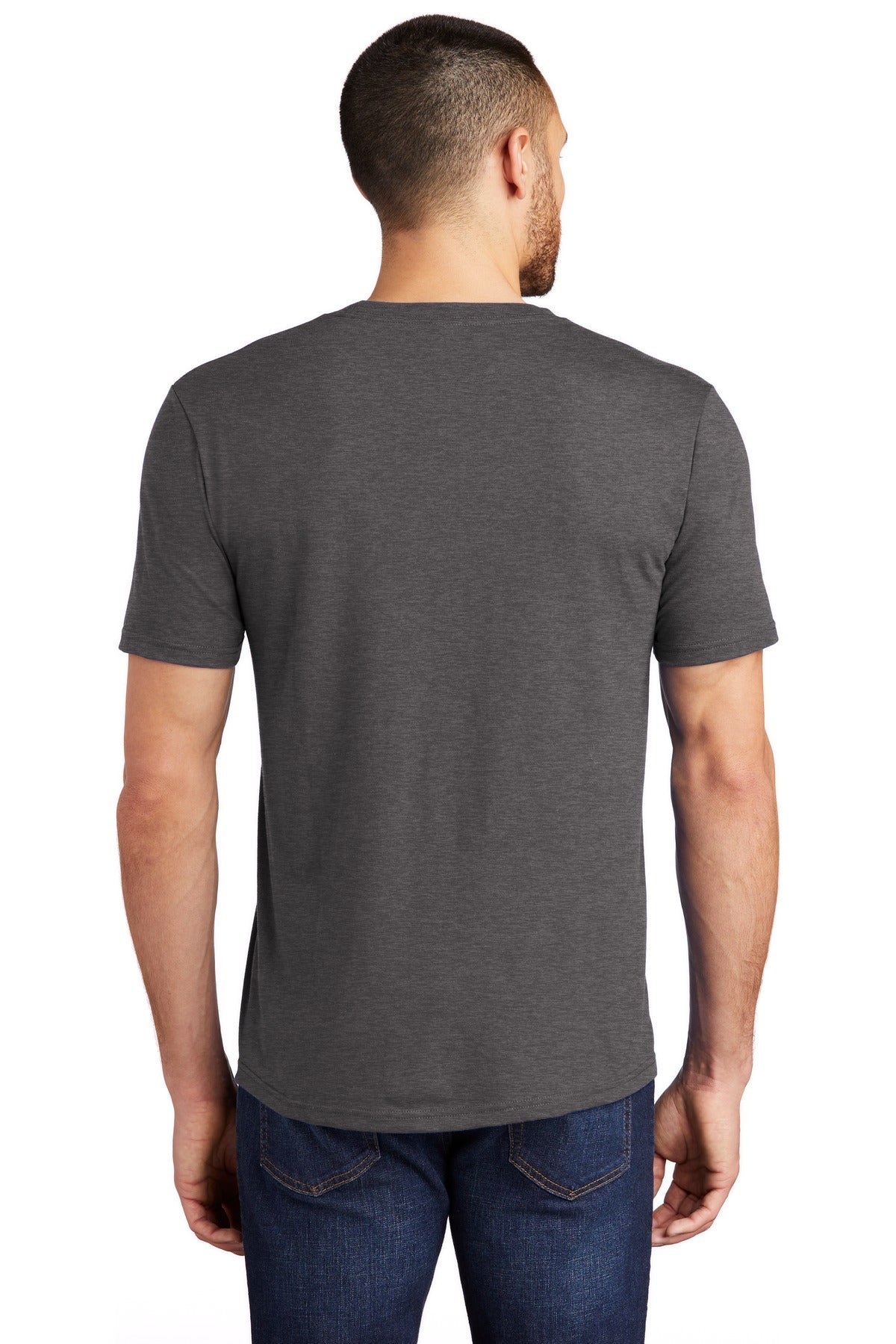 District ® Perfect Tri®Tee. DM130 [Heathered Charcoal] - DFW Impression