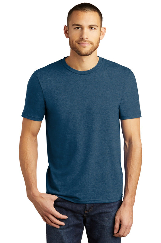 District ® Perfect Tri®Tee. DM130 [Heathered Neptune Blue] - DFW Impression