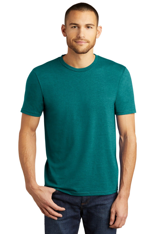 District ® Perfect Tri®Tee. DM130 [Heathered Teal] - DFW Impression