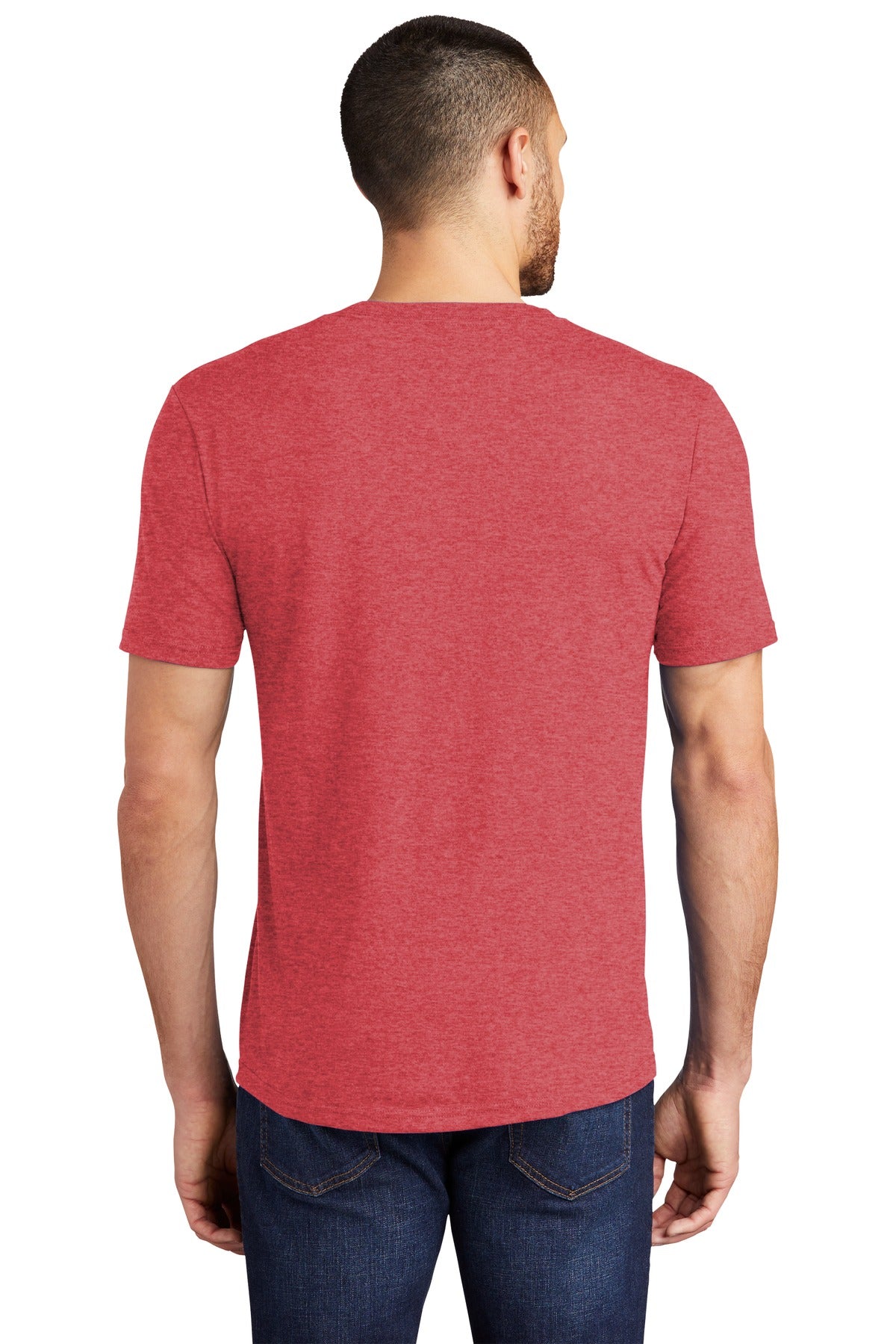 District ® Perfect Tri®Tee. DM130 [Red Frost] - DFW Impression