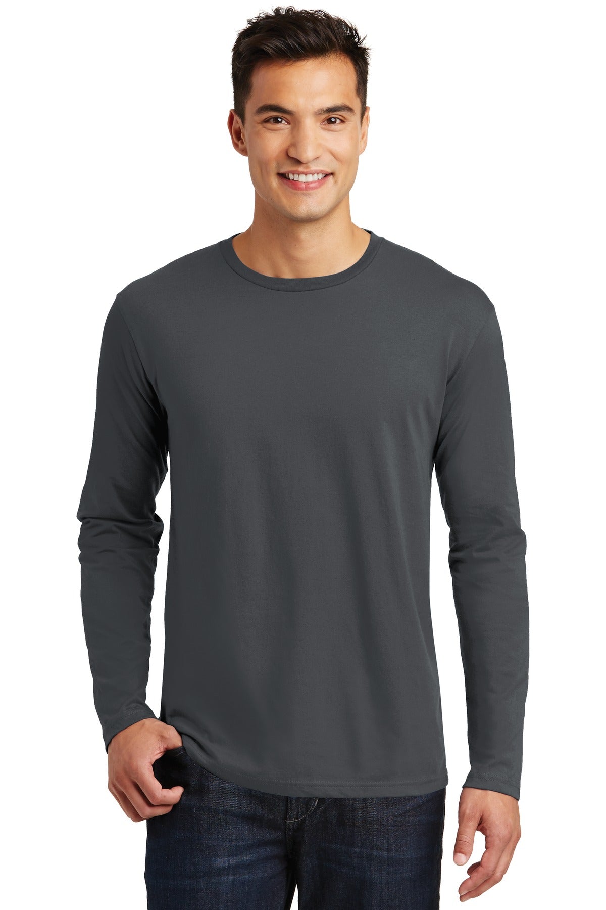 District ® Perfect Weight® Long Sleeve Tee. DT105 - DFW Impression