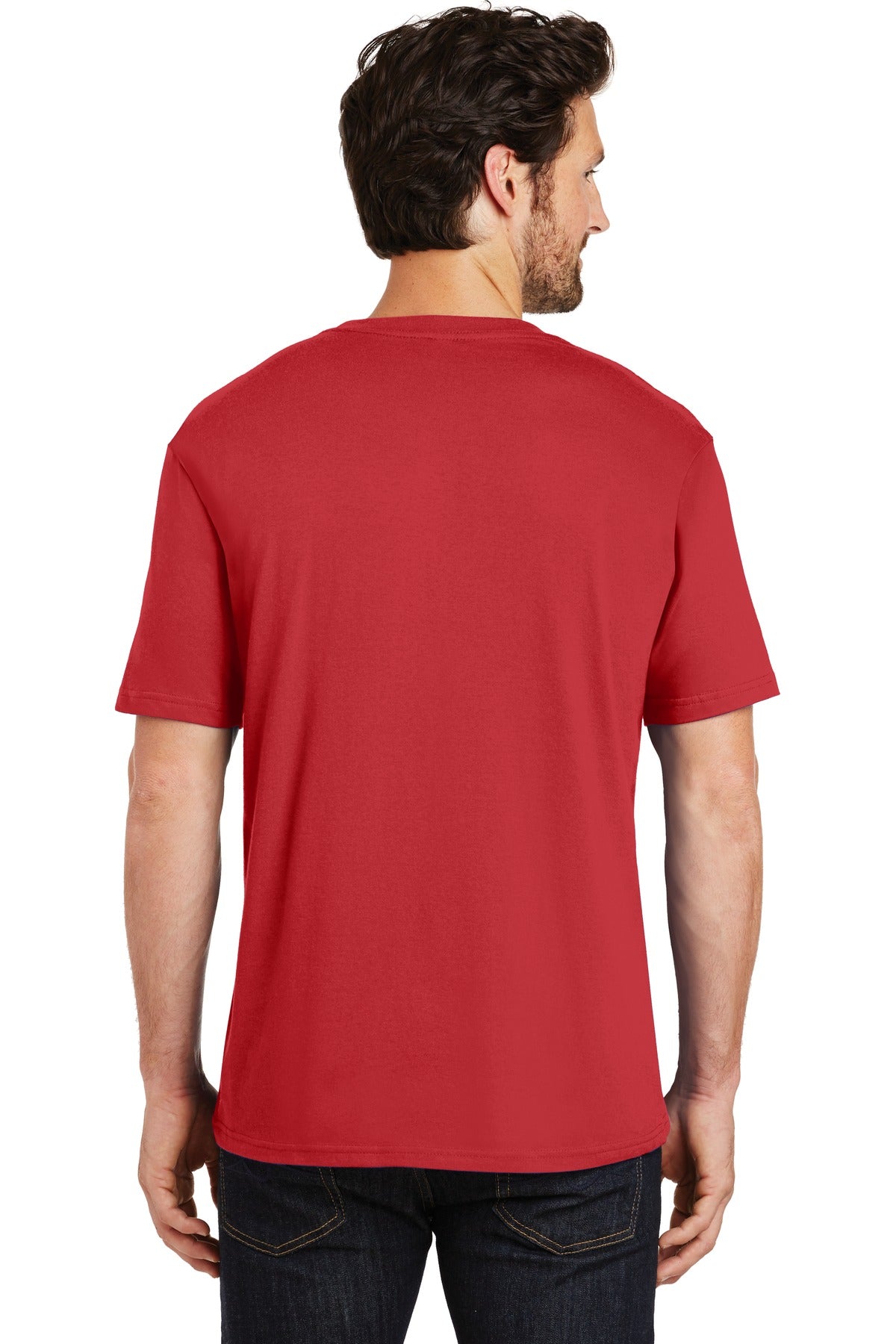 District® Perfect Weight®Tee. DT104 [Classic Red] - DFW Impression