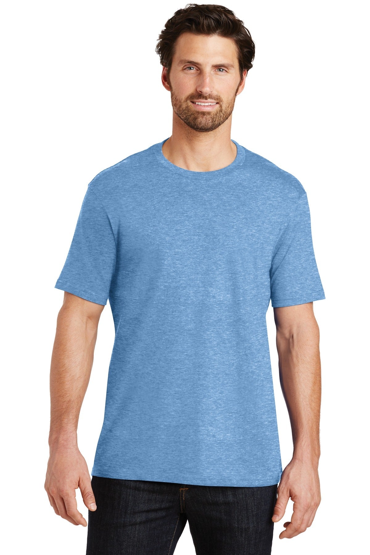 District® Perfect Weight®Tee. DT104 [Clean Denim] - DFW Impression