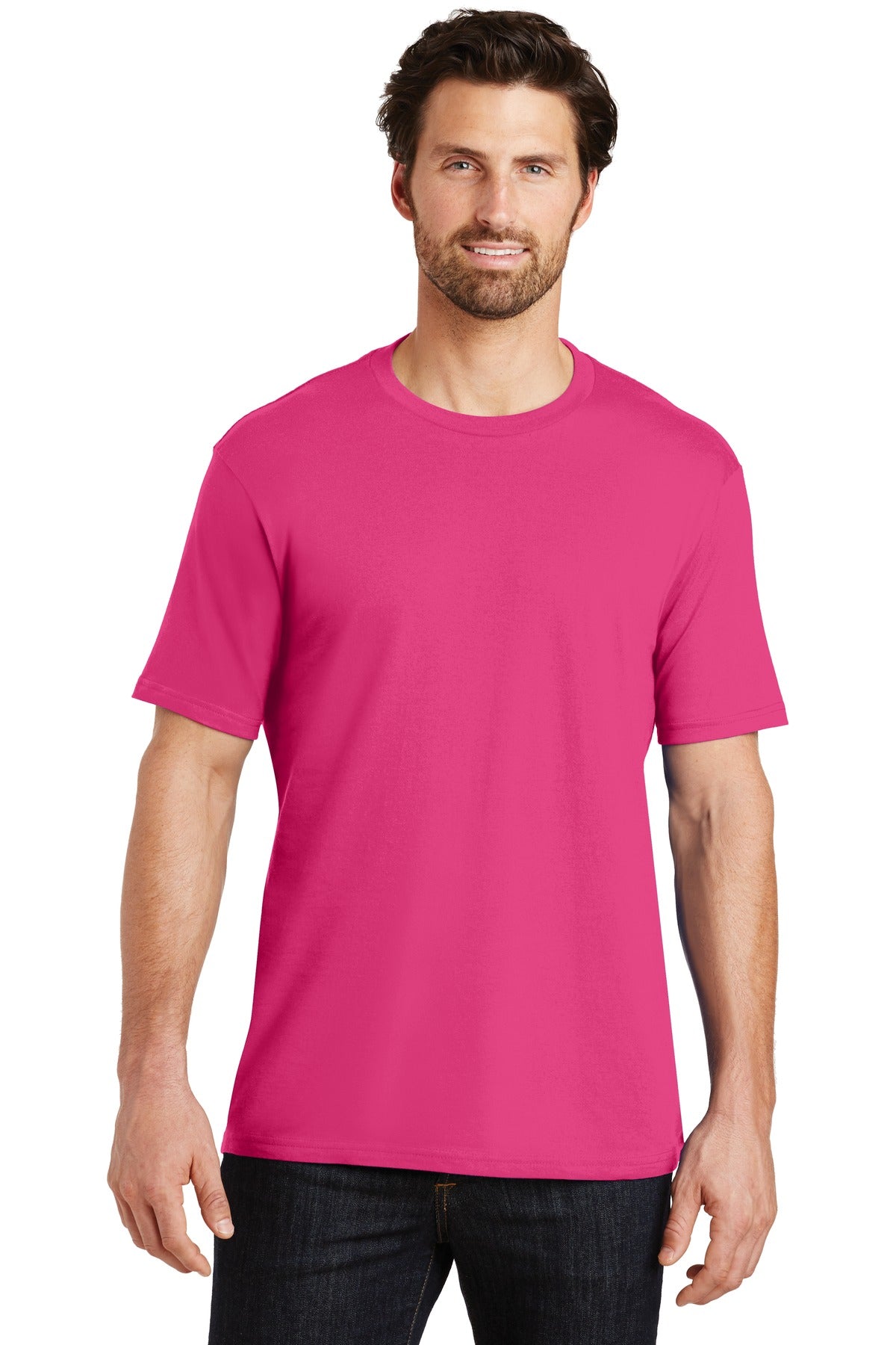 District® Perfect Weight®Tee. DT104 [Dark Fuchsia] - DFW Impression