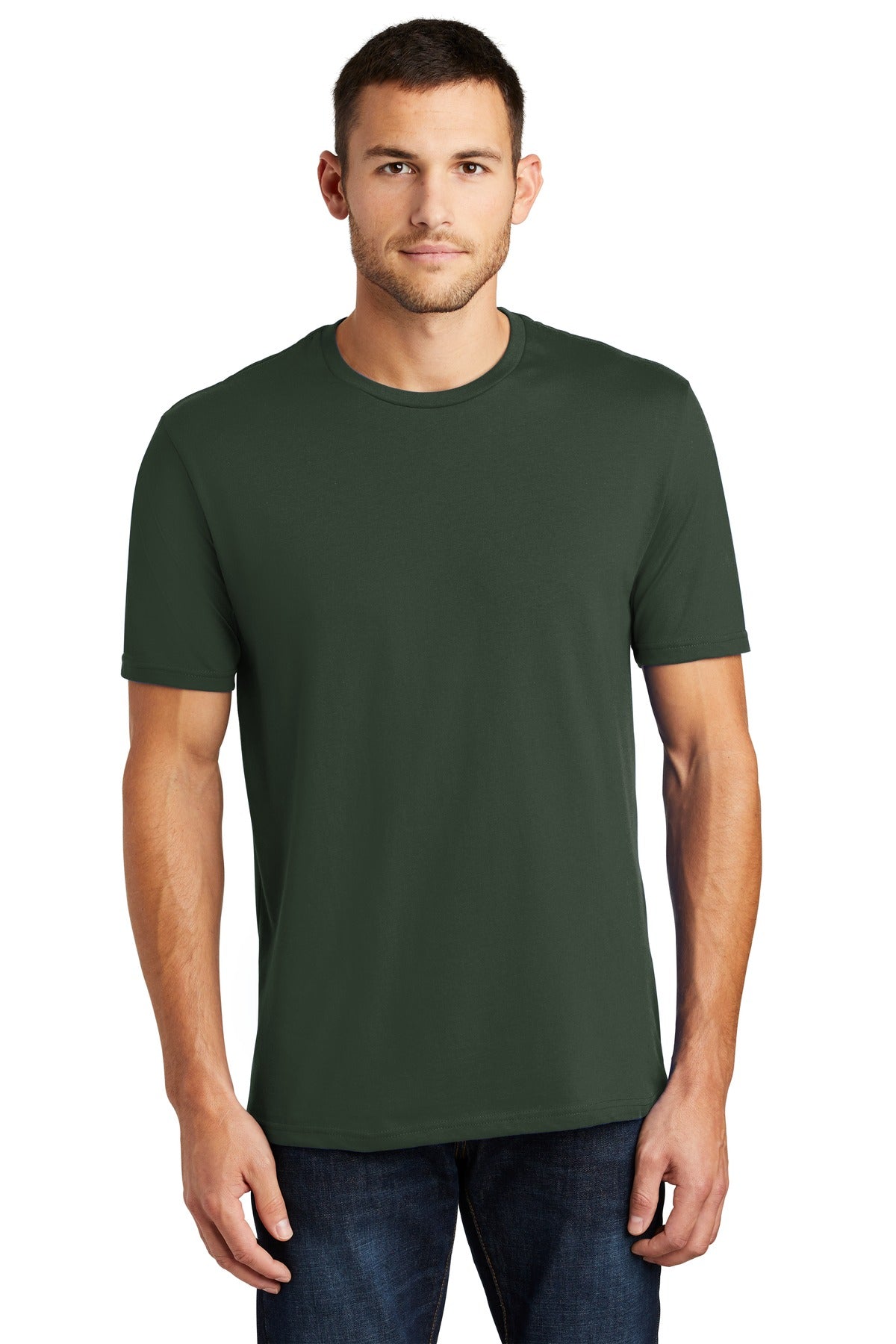 District® Perfect Weight®Tee. DT104 [Forest Green] - DFW Impression