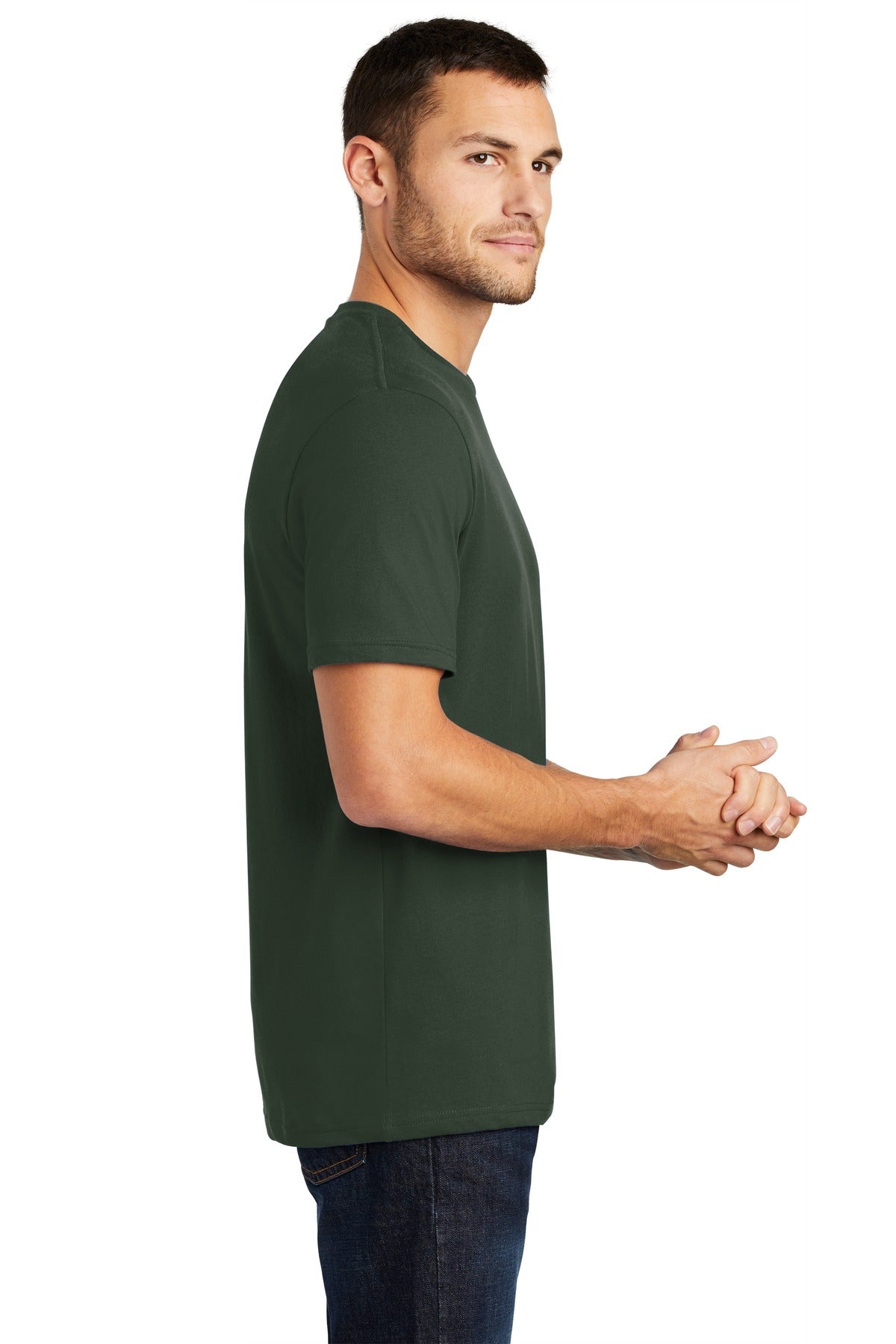 District® Perfect Weight®Tee. DT104 [Forest Green] - DFW Impression