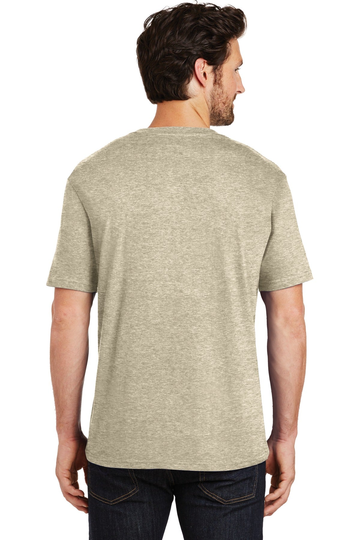 District® Perfect Weight®Tee. DT104 [Heathered Latte] - DFW Impression