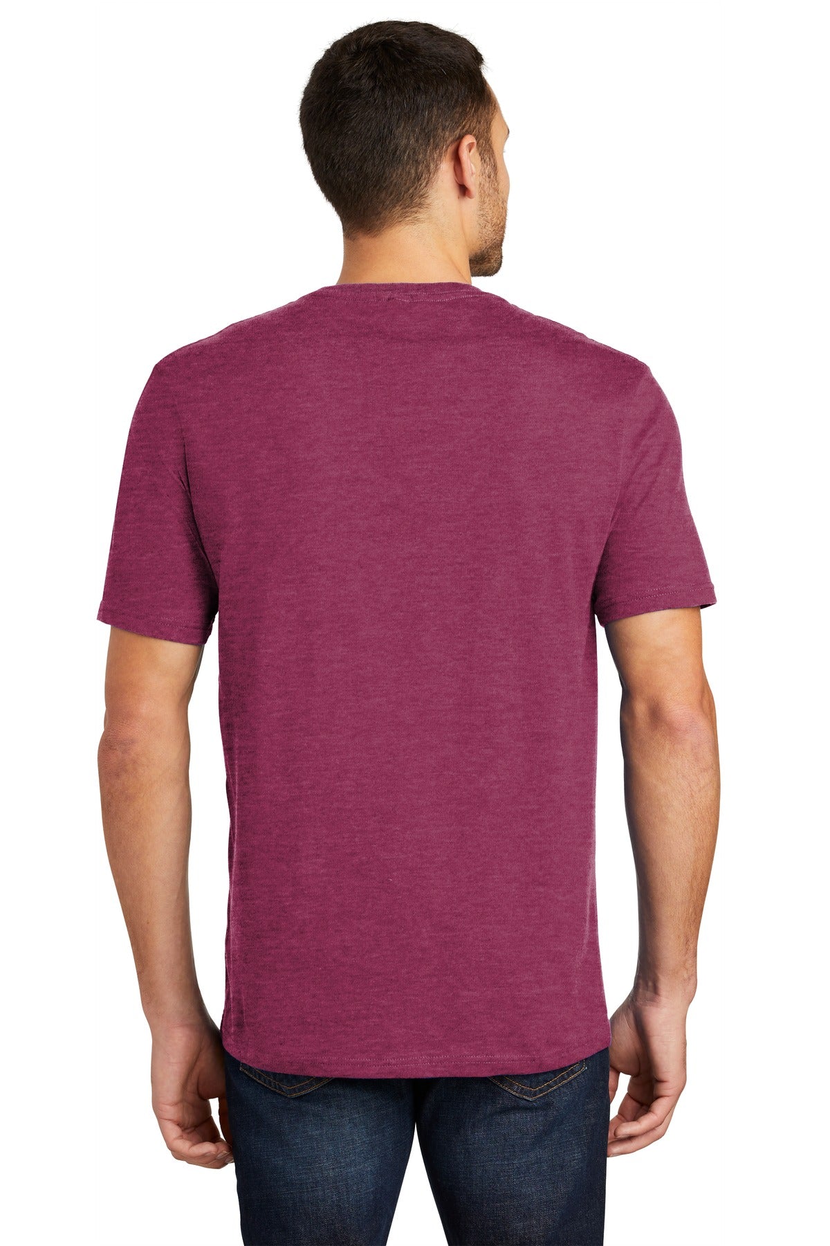 District® Perfect Weight®Tee. DT104 [Heathered Loganberry] - DFW Impression