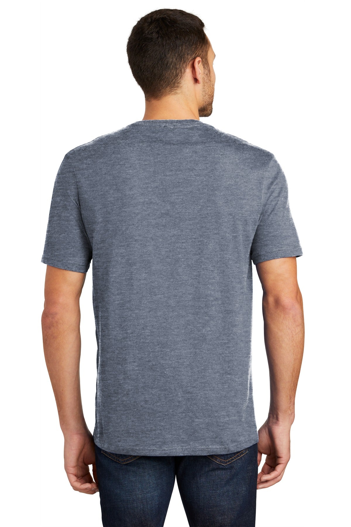 District® Perfect Weight®Tee. DT104 [Heathered Navy] - DFW Impression