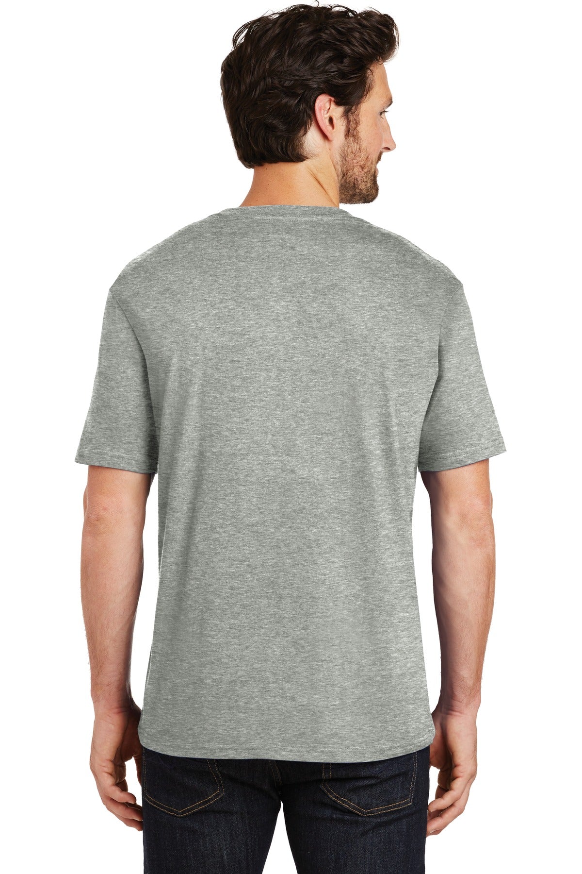 District® Perfect Weight®Tee. DT104 [Heathered Steel] - DFW Impression