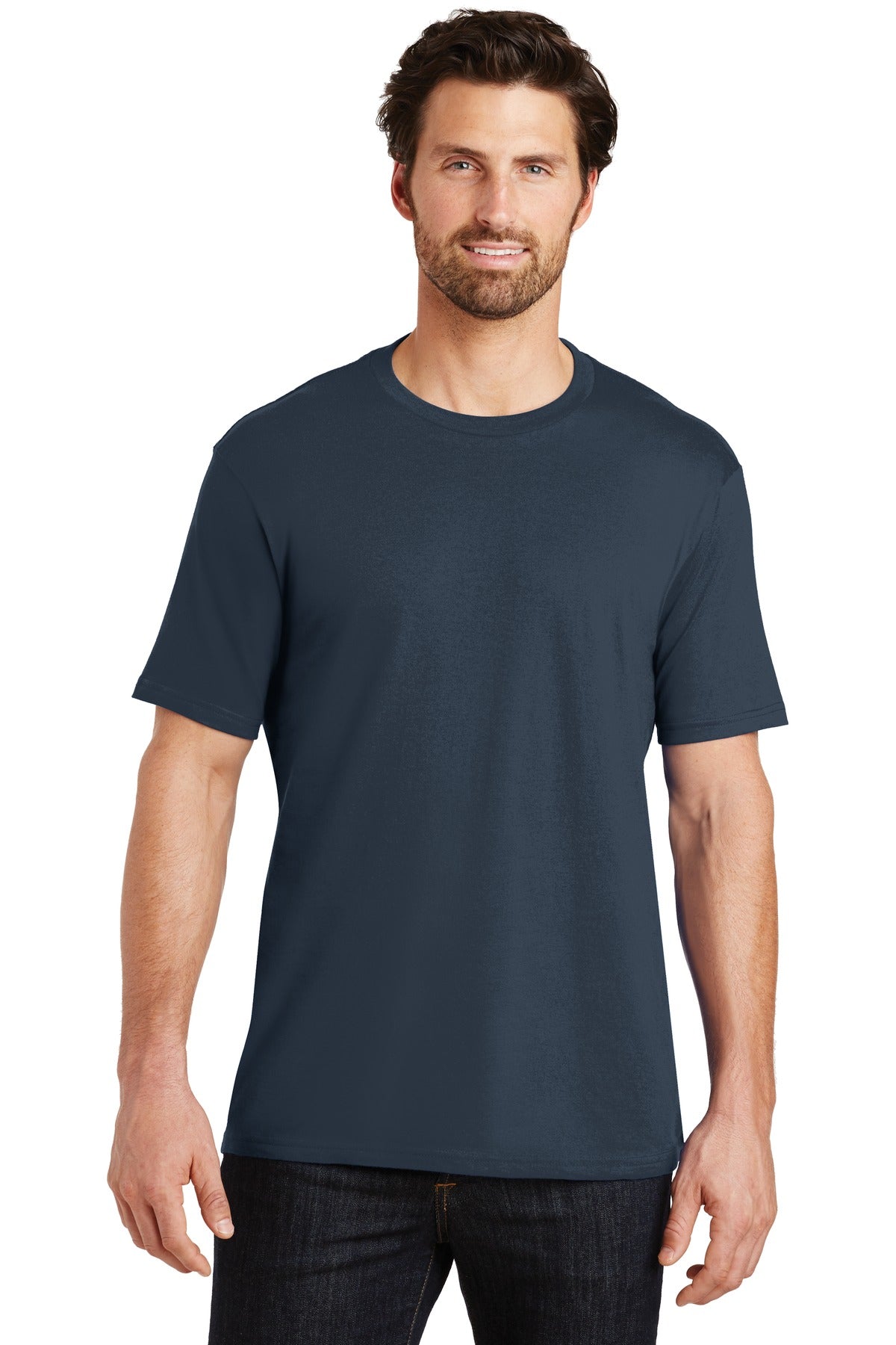 District® Perfect Weight®Tee. DT104 [New Navy] - DFW Impression