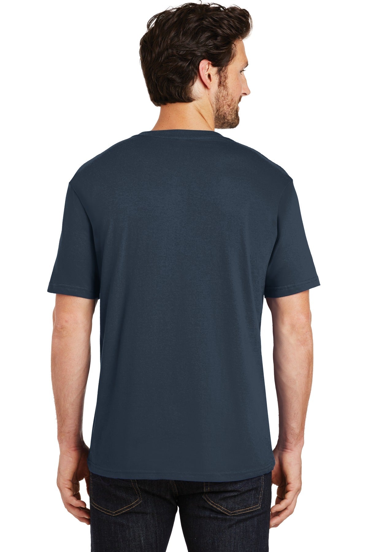 District® Perfect Weight®Tee. DT104 [New Navy] - DFW Impression