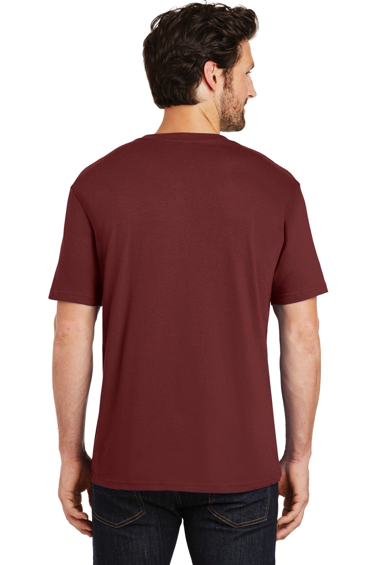 District® Perfect Weight®Tee. DT104 [Sangria] - DFW Impression