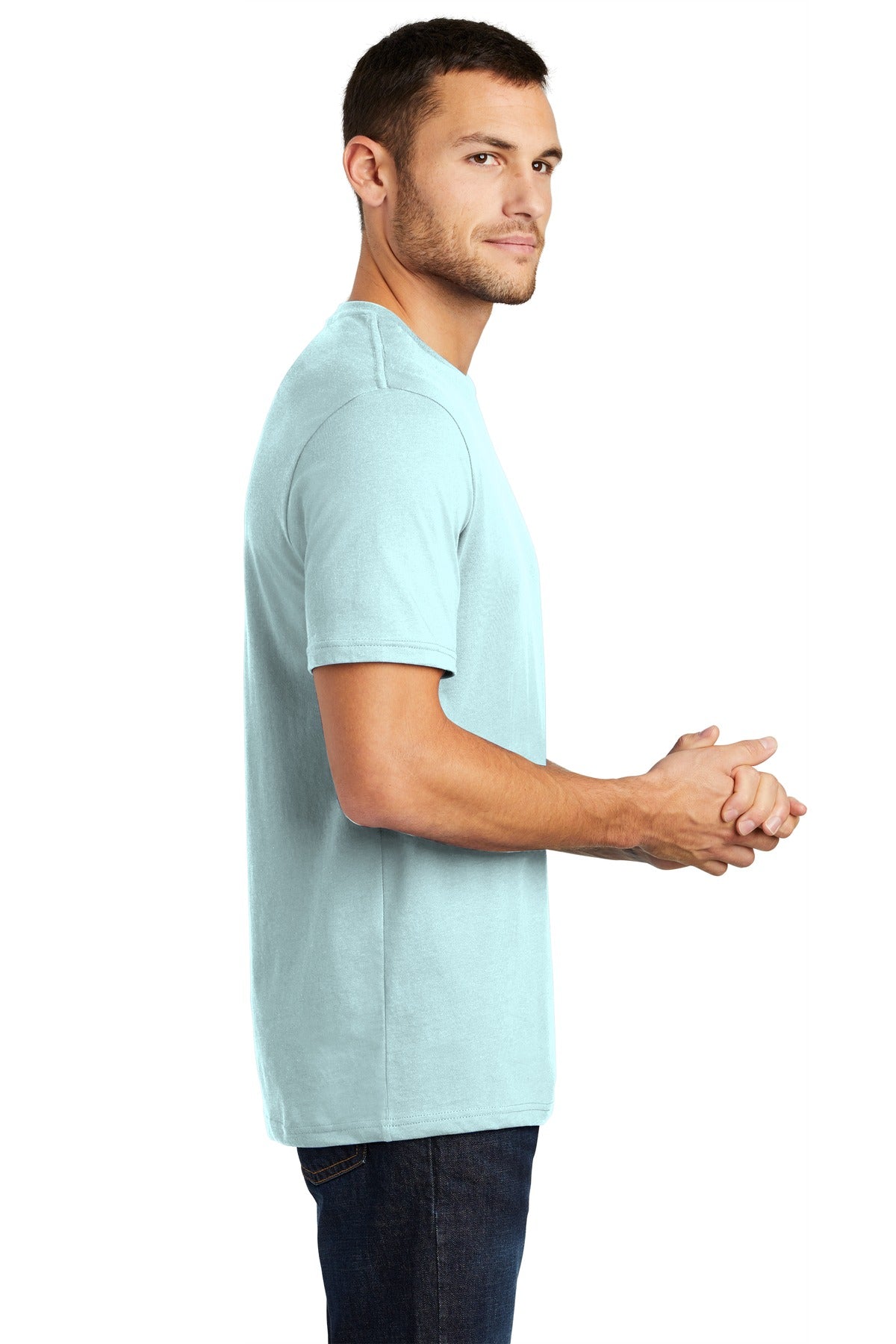 District® Perfect Weight®Tee. DT104 [Seaglass Blue] - DFW Impression