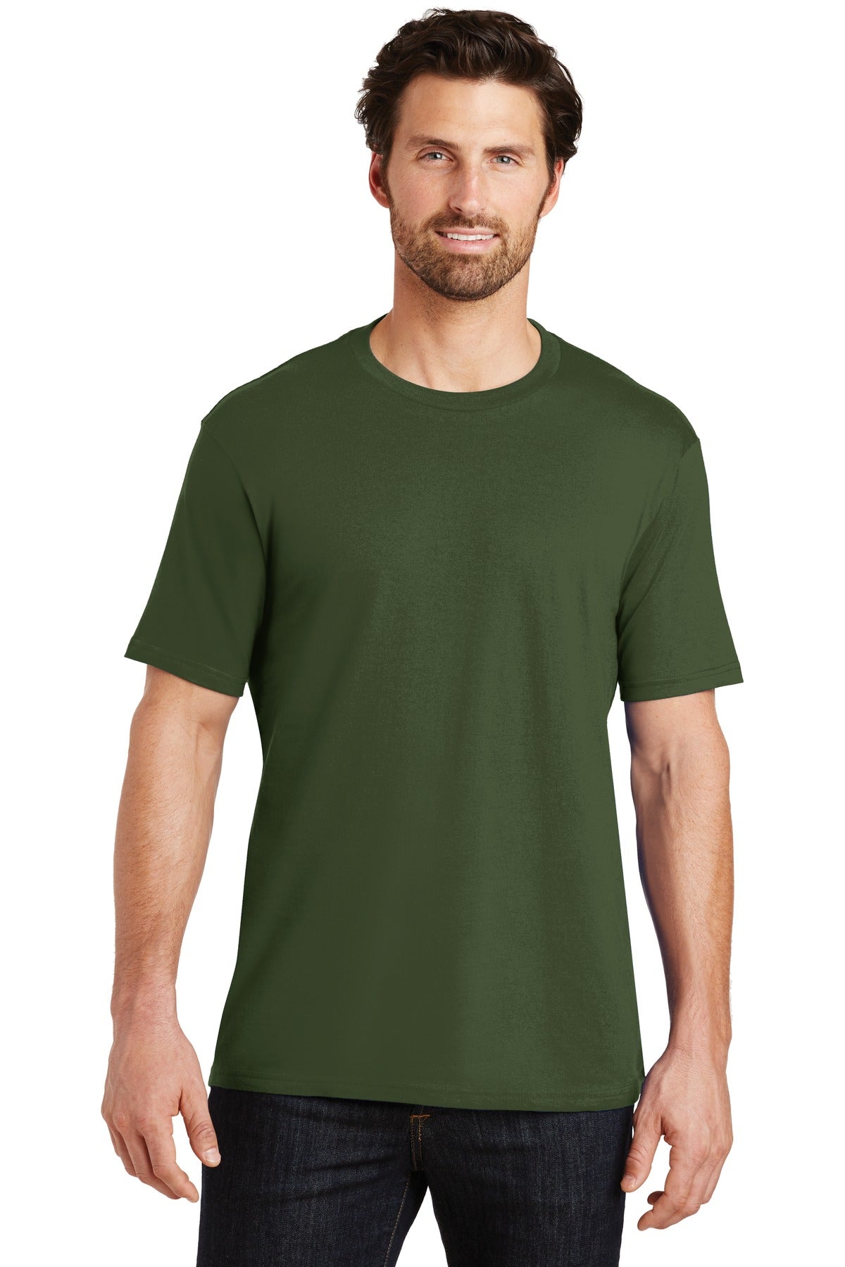 District® Perfect Weight®Tee. DT104 [Thyme Green] - DFW Impression