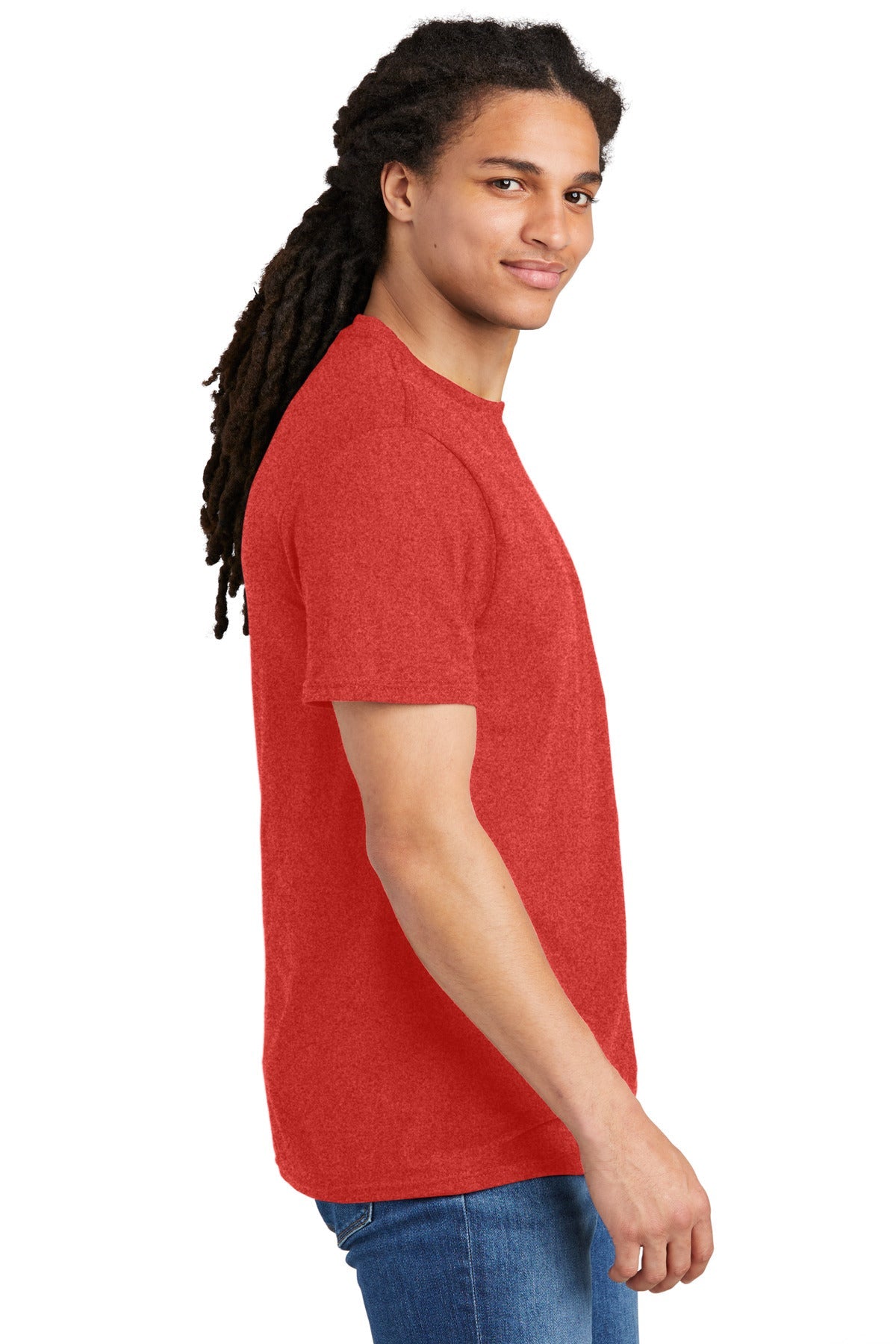 District® The Concert Tee® DT5000 [New Red Heather] - DFW Impression