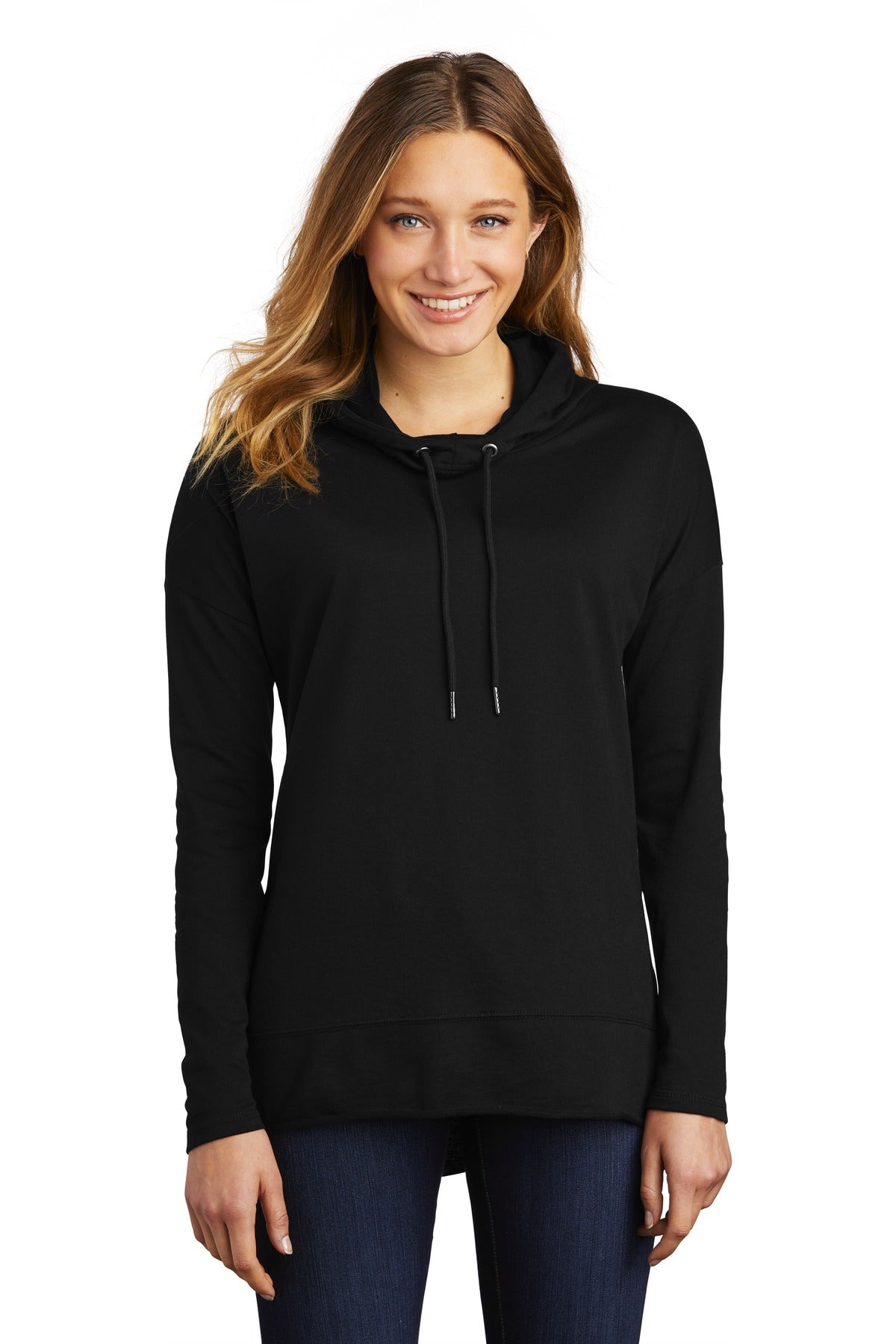 District ® Women's Featherweight French Terry ™ Hoodie DT671 - DFW Impression