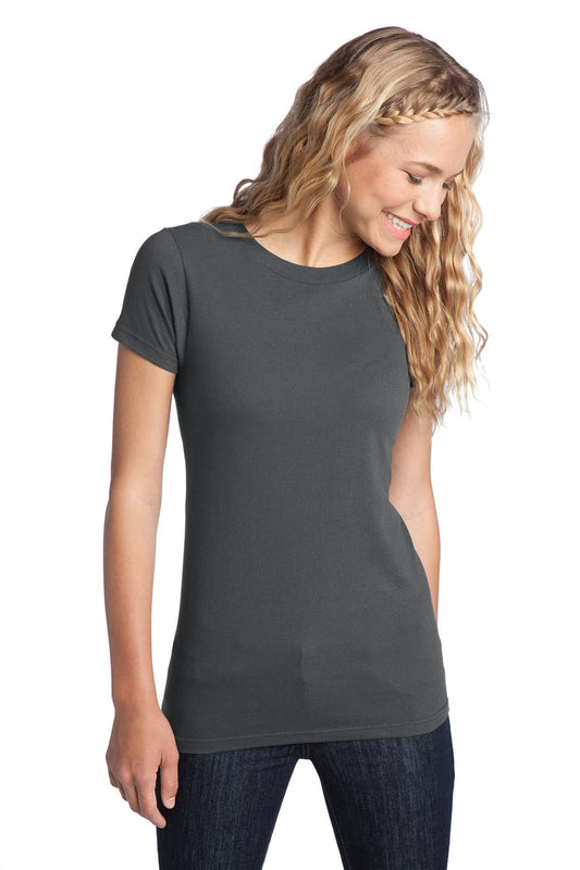 District® Women's Fitted The Concert Tee® DT5001 [Charcoal] - DFW Impression