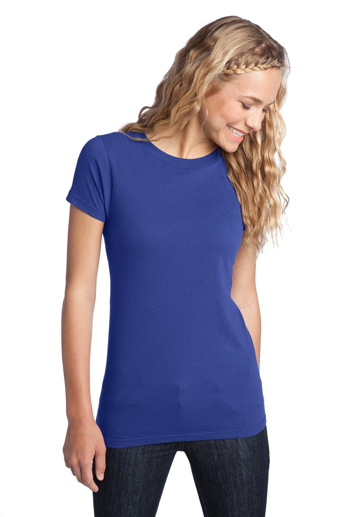 District® Women's Fitted The Concert Tee® DT5001 [Deep Royal] - DFW Impression