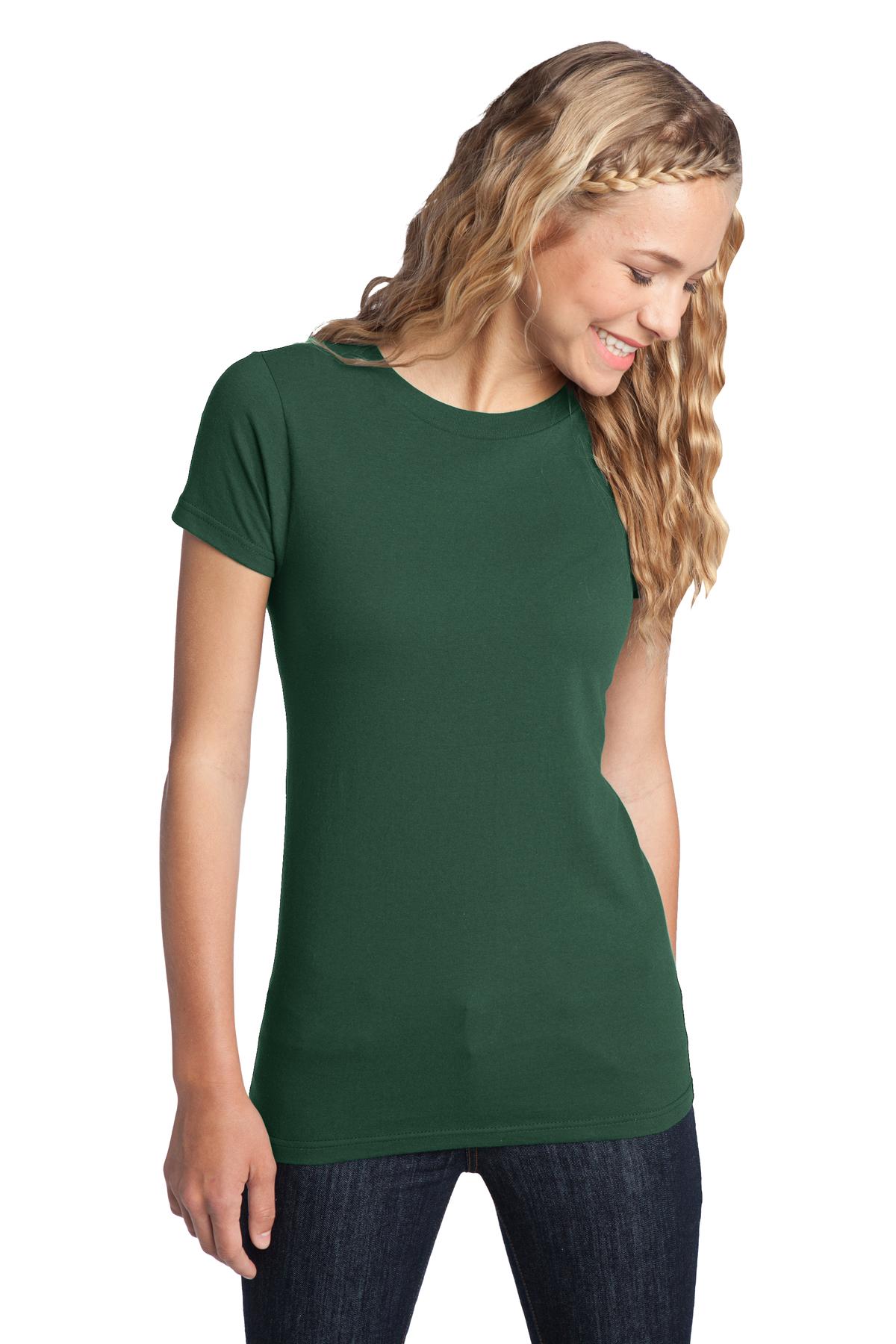 District® Women's Fitted The Concert Tee® DT5001 [Forest Green] - DFW Impression