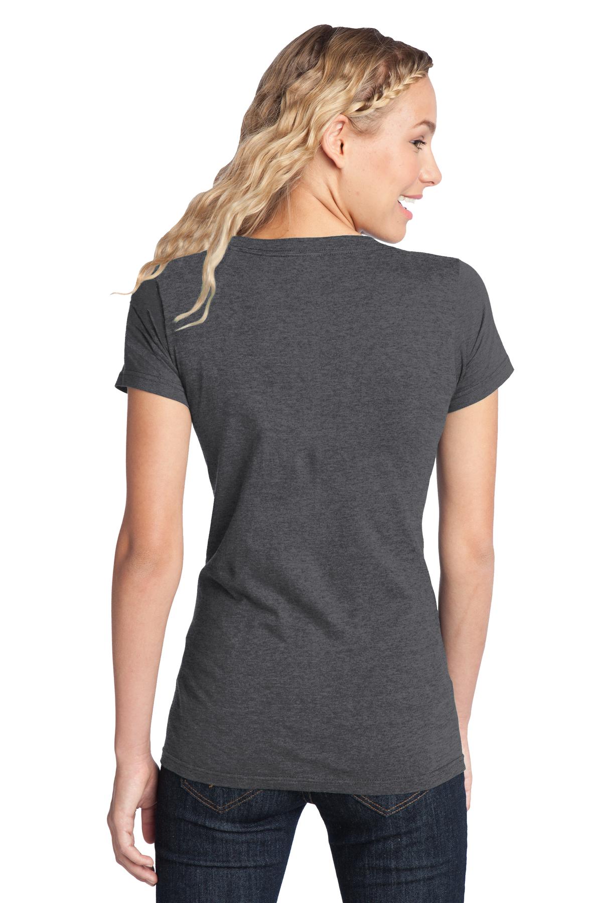 District® Women's Fitted The Concert Tee® DT5001 [Heathered Charcoal] - DFW Impression