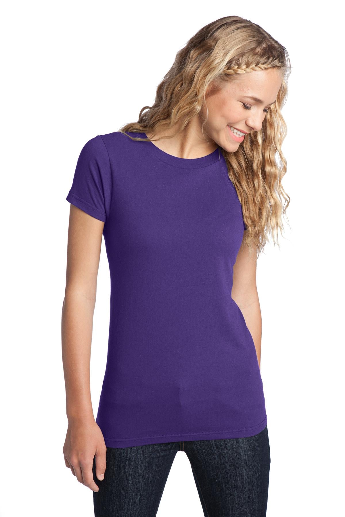 District® Women's Fitted The Concert Tee® DT5001 [Purple] - DFW Impression