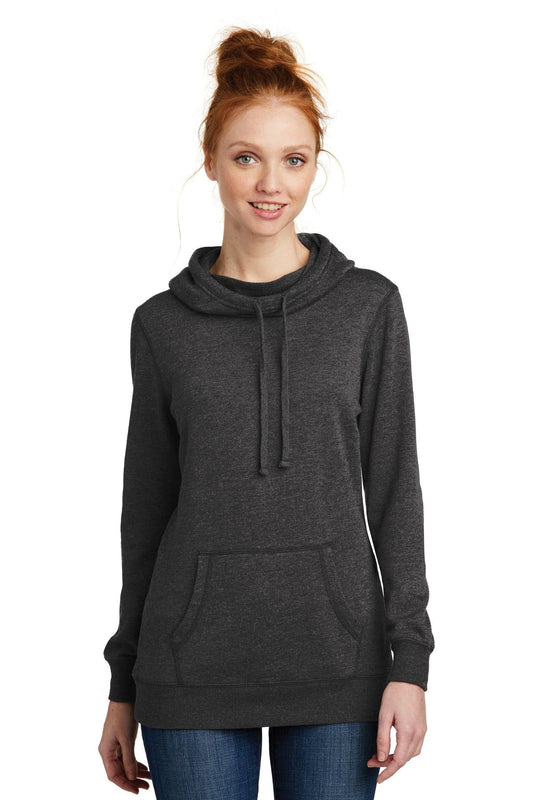 District ® Women's Lightweight Fleece Hoodie. DM493 - DFW Impression