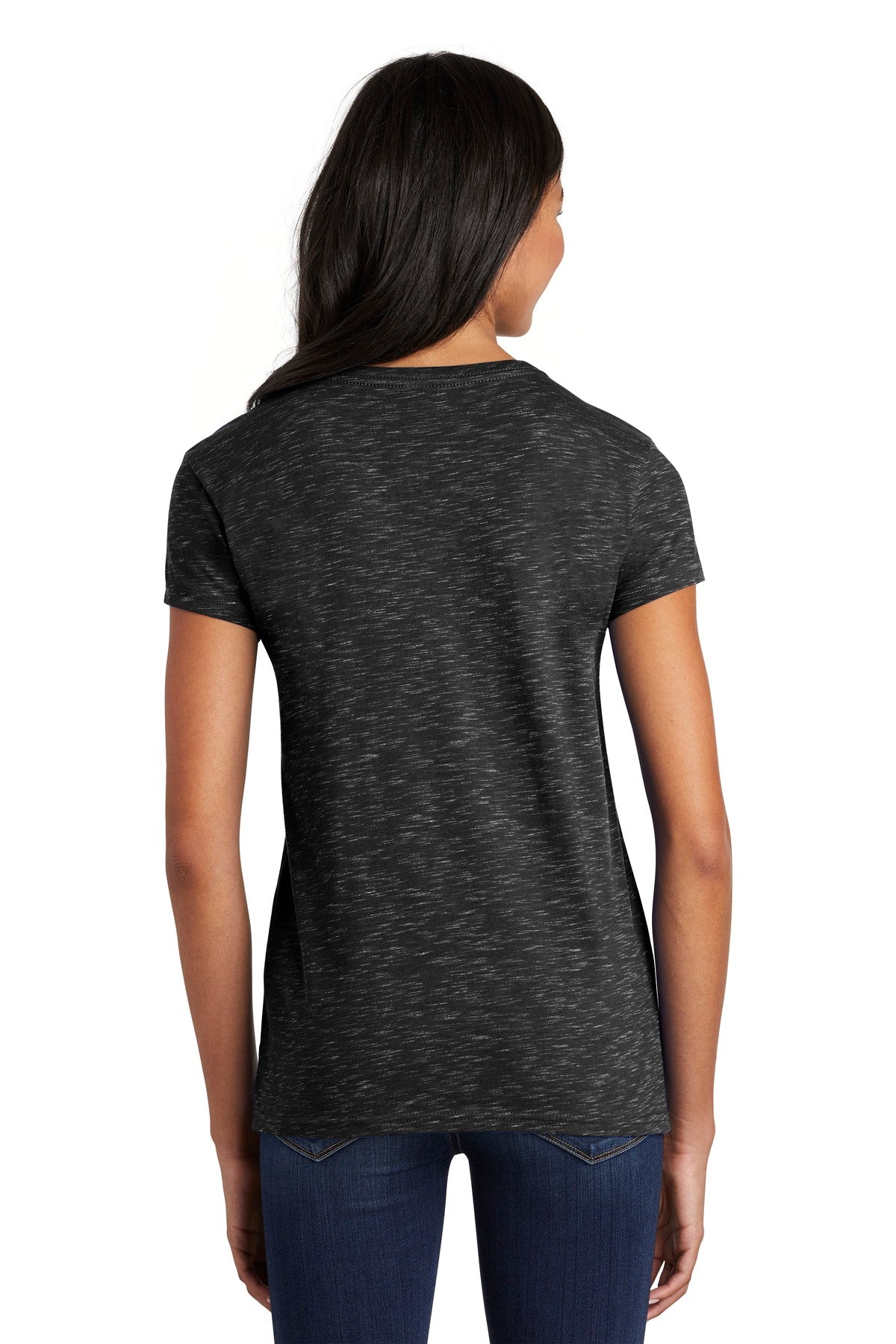 District ® Women's Medal V-Neck Tee. DT664 - DFW Impression