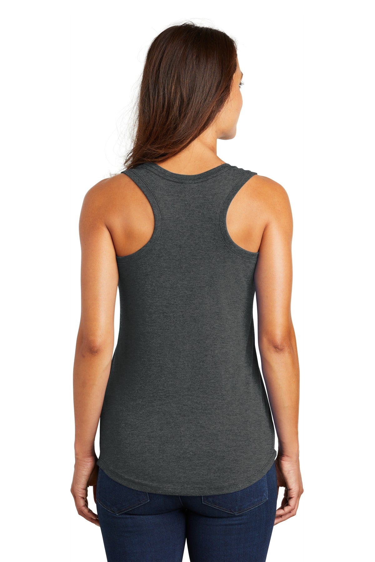 District ® Women's Perfect Tri® Racerback Tank. DM138L [Black Frost] - DFW Impression