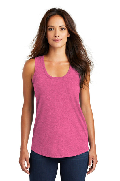 District ® Women's Perfect Tri® Racerback Tank. DM138L [Fuchsia Frost] - DFW Impression