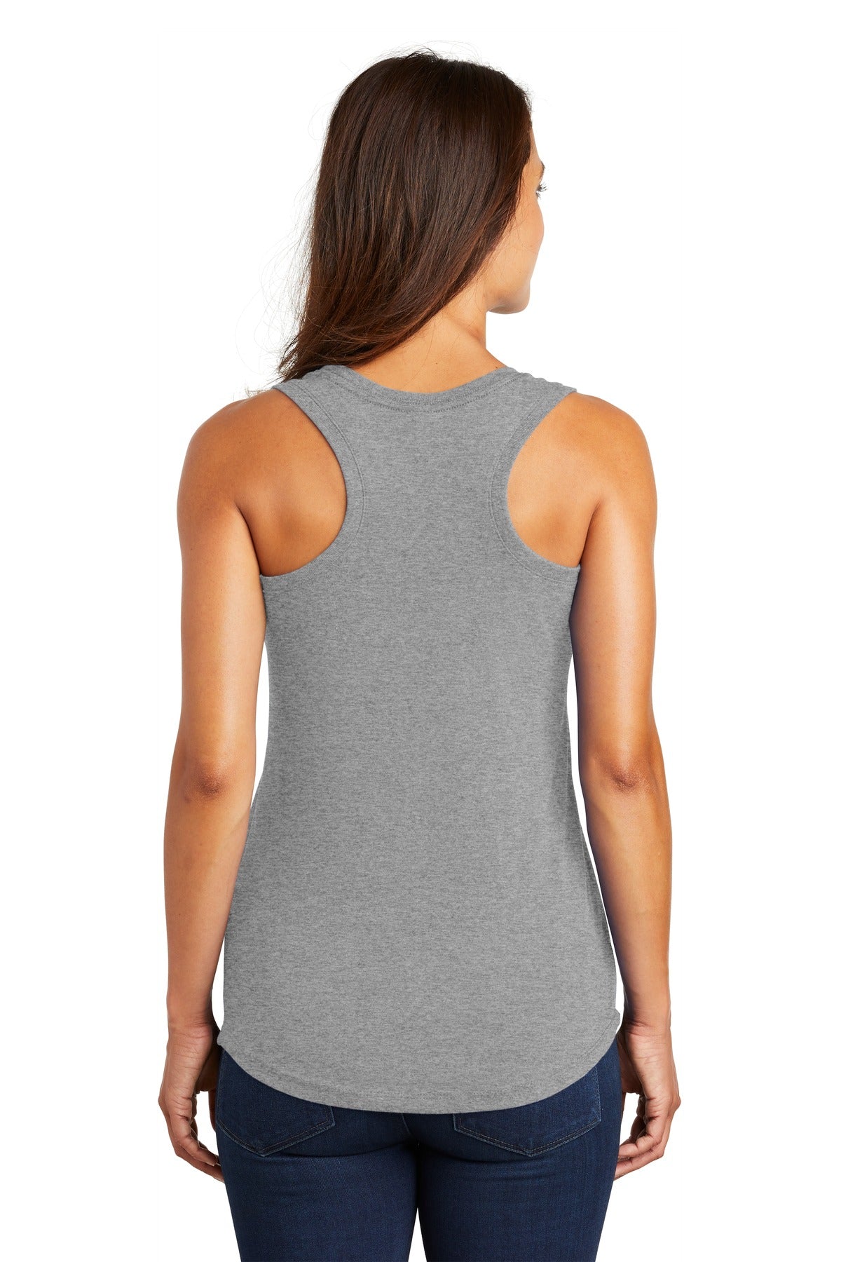 District ® Women's Perfect Tri® Racerback Tank. DM138L [Grey Frost] - DFW Impression