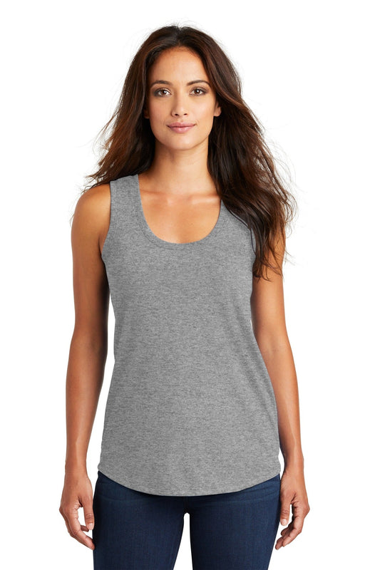 District ® Women's Perfect Tri® Racerback Tank. DM138L [Grey Frost] - DFW Impression