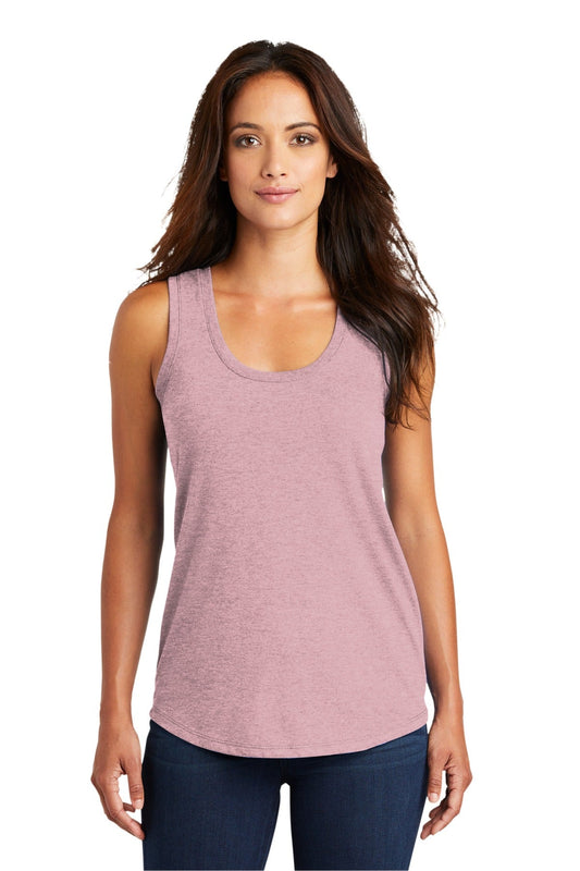 District ® Women's Perfect Tri® Racerback Tank. DM138L [Heathered Lavender] - DFW Impression