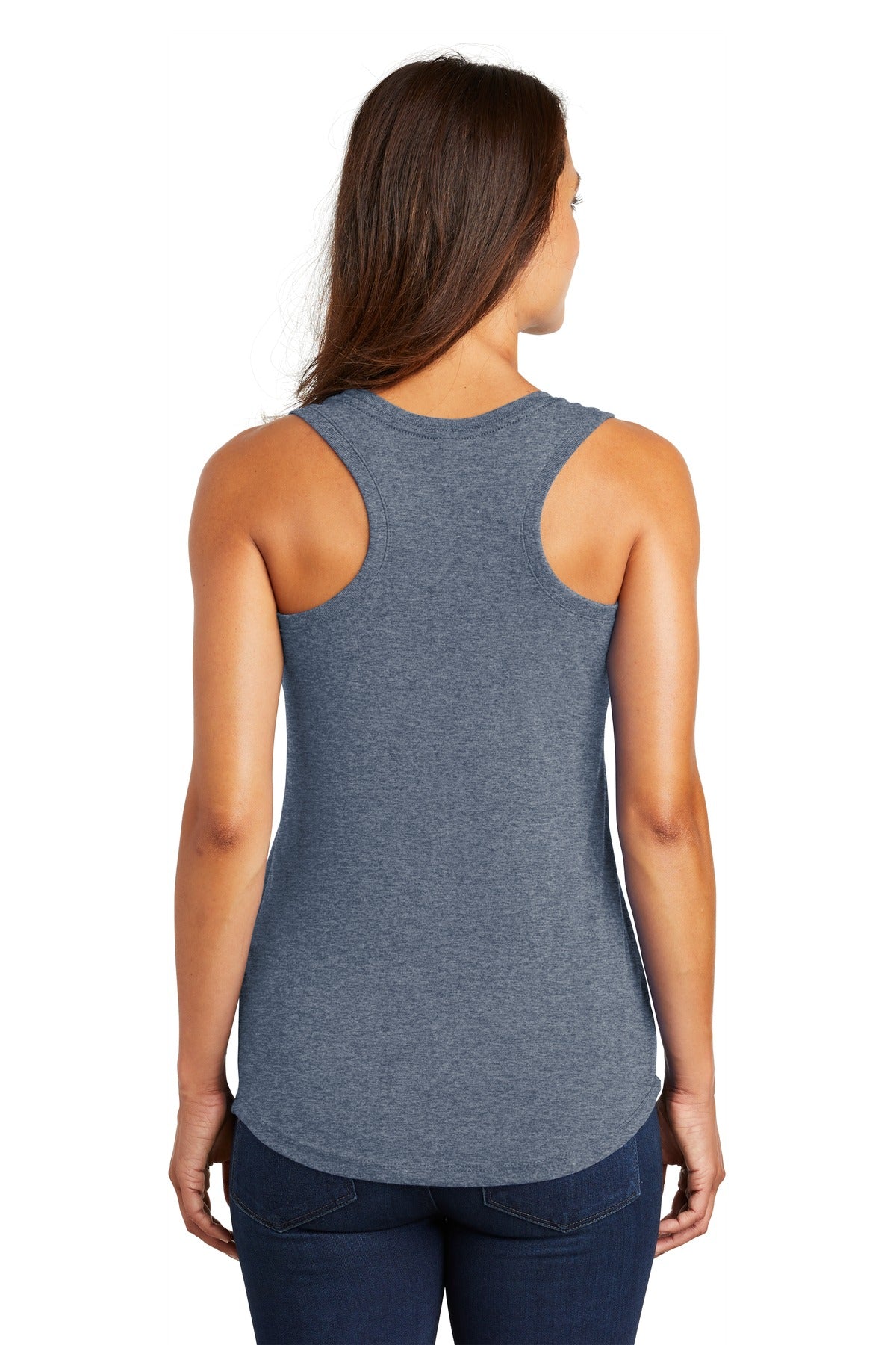 District ® Women's Perfect Tri® Racerback Tank. DM138L [Navy Frost] - DFW Impression