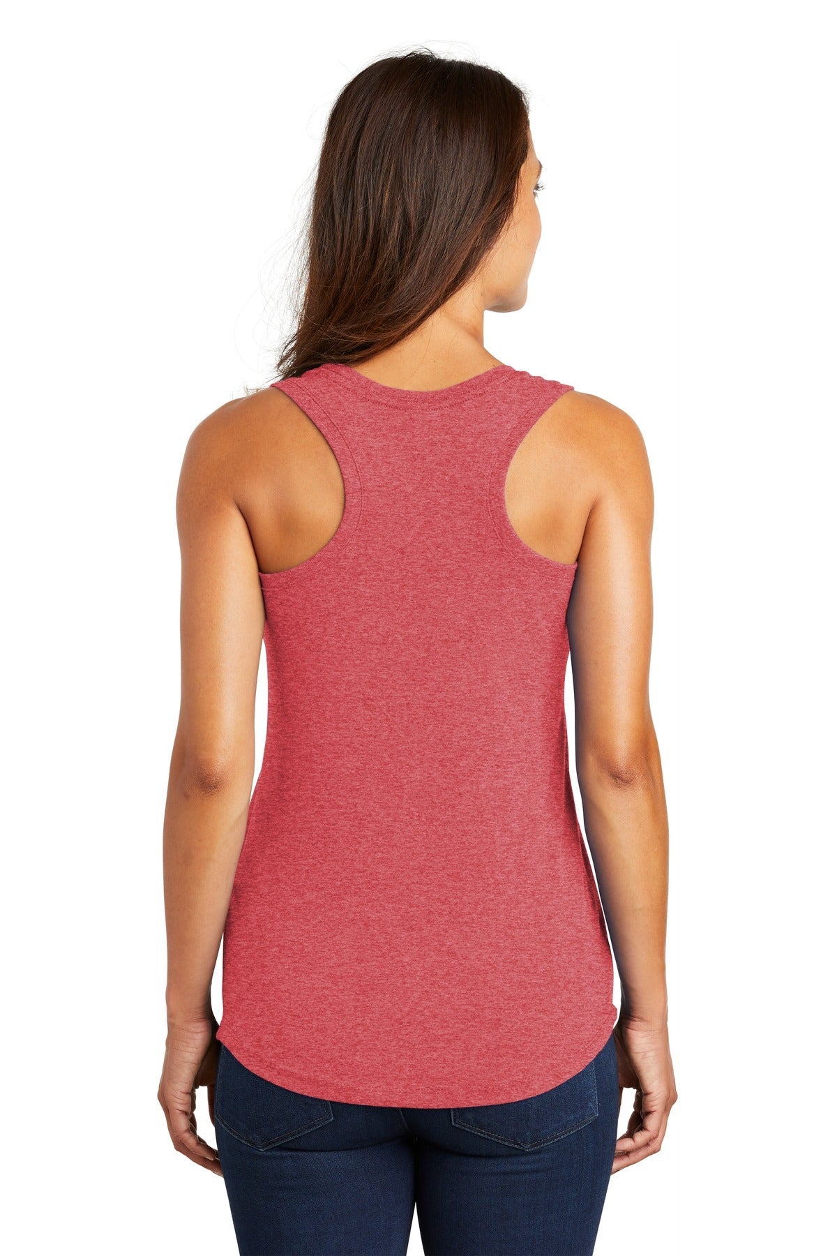 District ® Women's Perfect Tri® Racerback Tank. DM138L [Red Frost] - DFW Impression