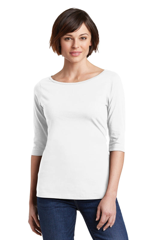 District® Women's Perfect Weight® 3/4-Sleeve Tee. DM107L - DFW Impression