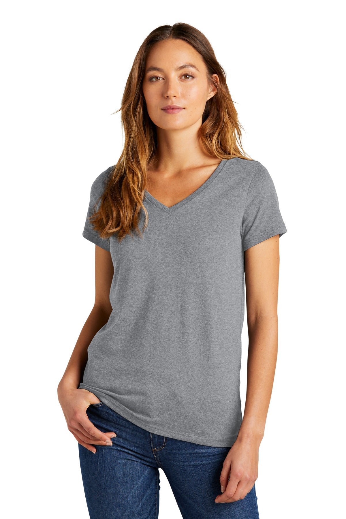 District® Women's The Concert Tee® V-Neck DT5002 - DFW Impression