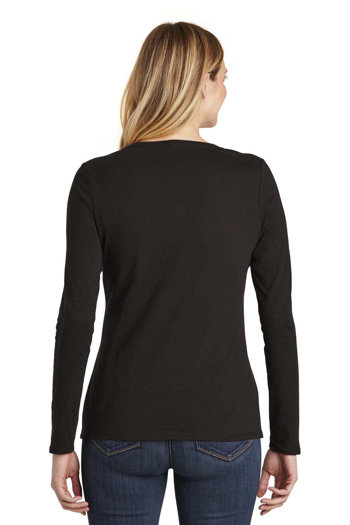 District ® Women's Very Important Tee ® Long Sleeve V-Neck. DT6201 - DFW Impression