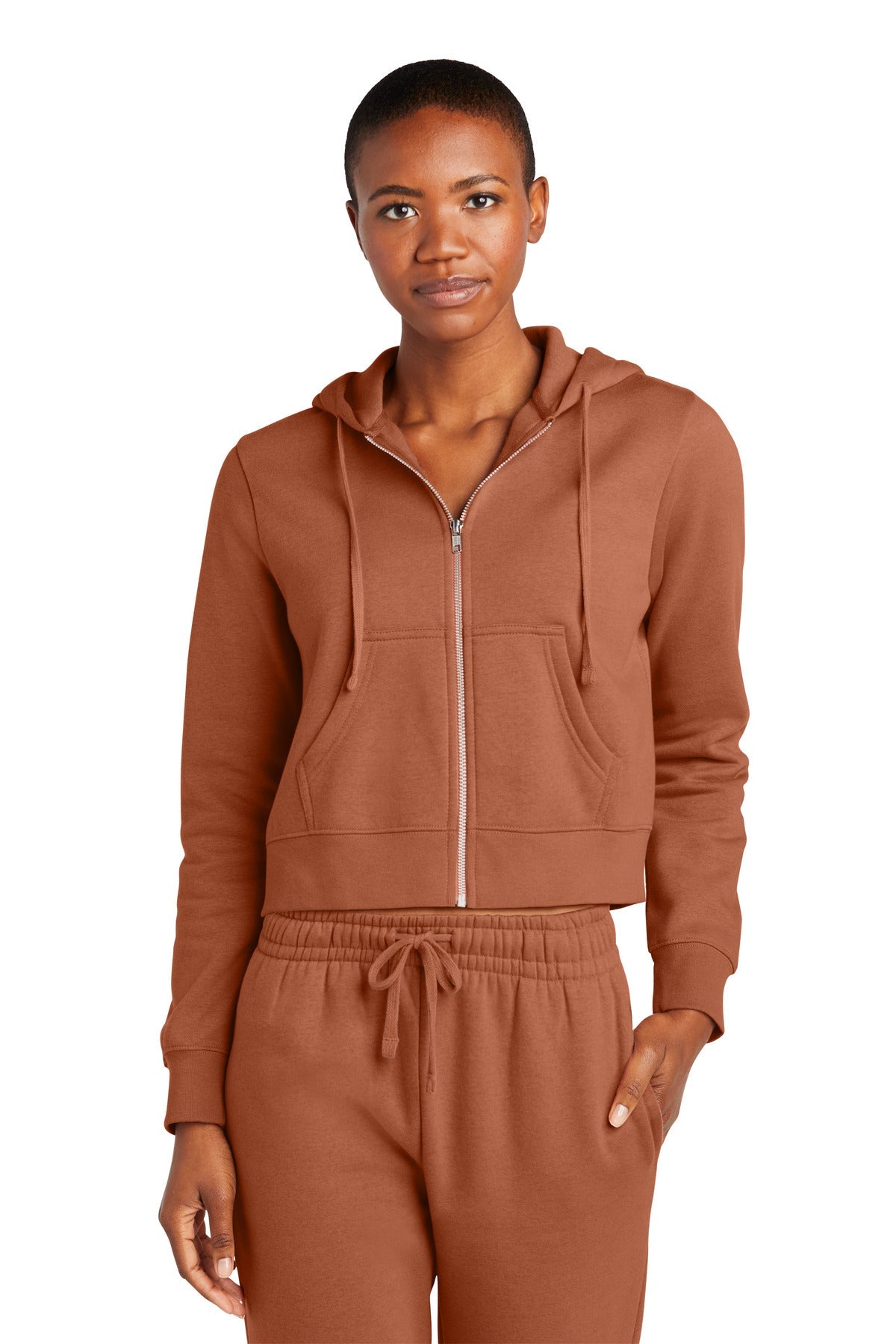 District® Women's V.I.T.™ Fleece Full-Zip Hoodie DT6103 - DFW Impression