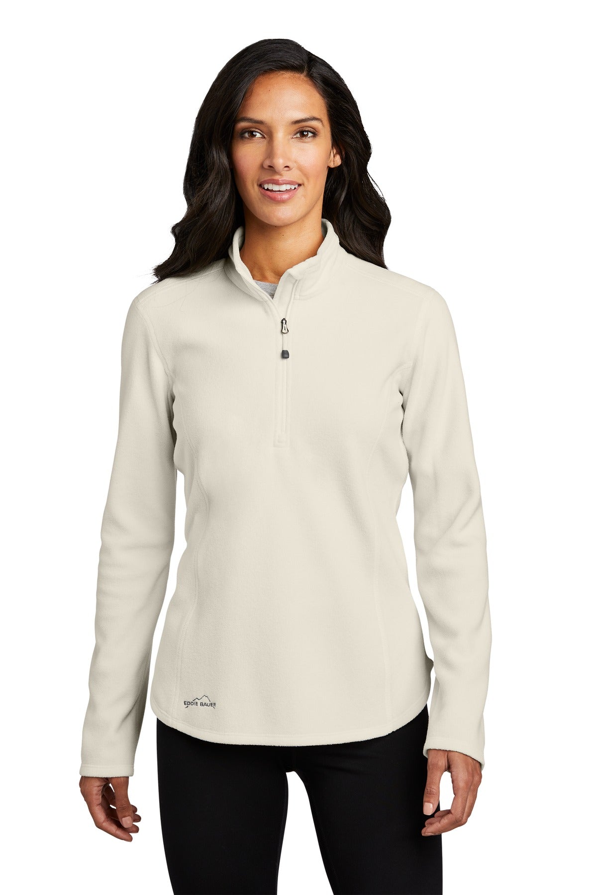 Eddie Bauer® Ladies 1/2-Zip Microfleece Jacket EB227 - DFW Impression