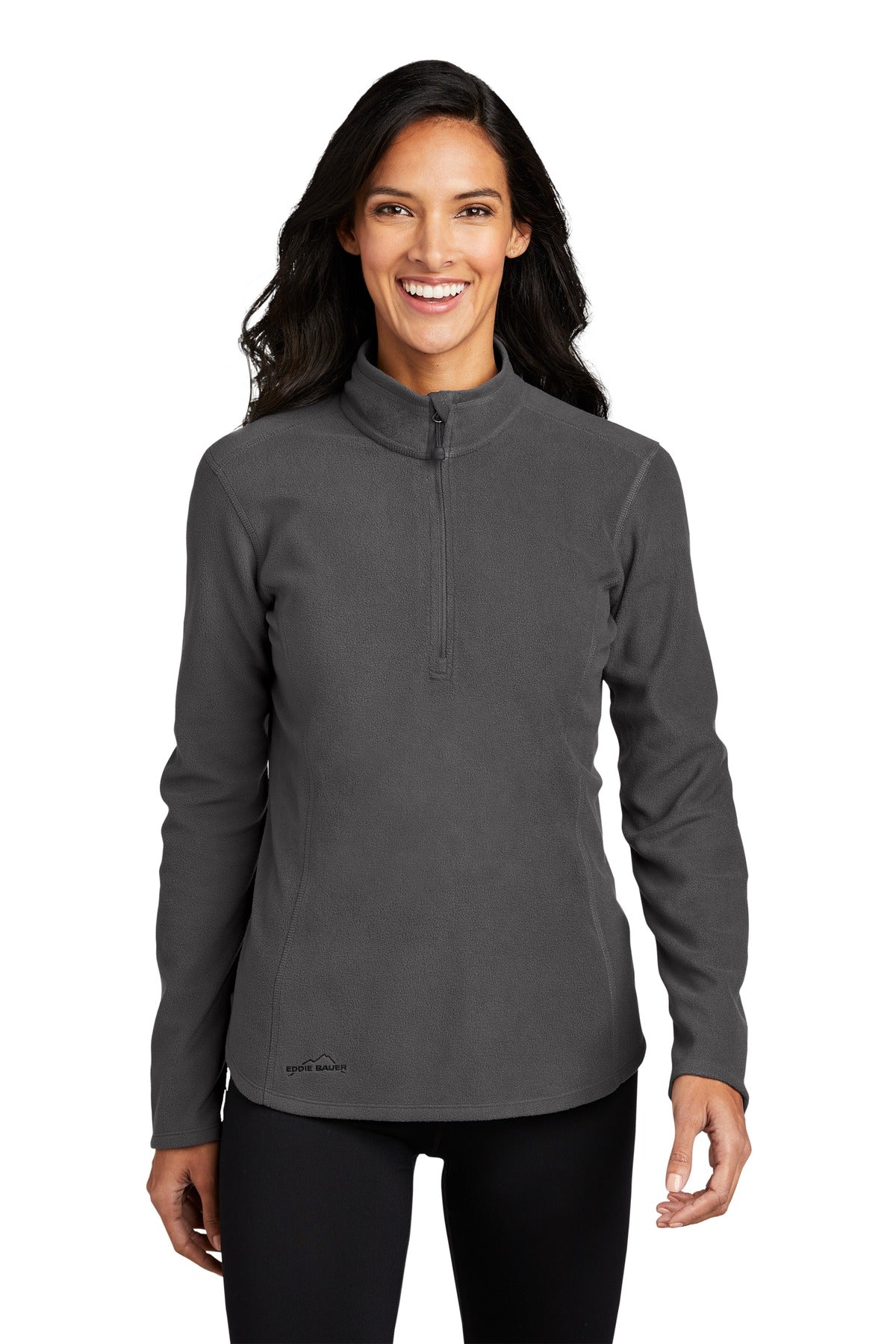 Eddie Bauer® Ladies 1/2-Zip Microfleece Jacket EB227 - DFW Impression