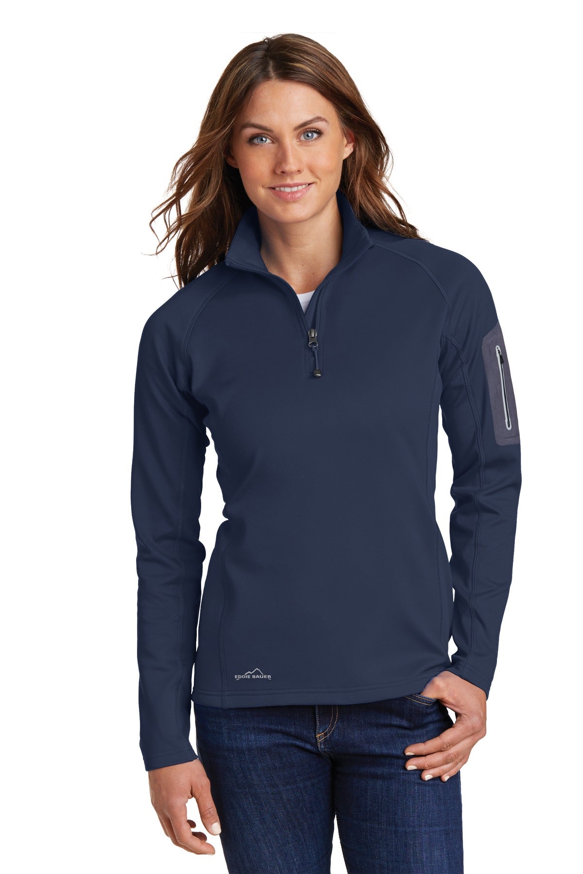 Eddie Bauer® Ladies 1/2-Zip Performance Fleece. EB235 - DFW Impression