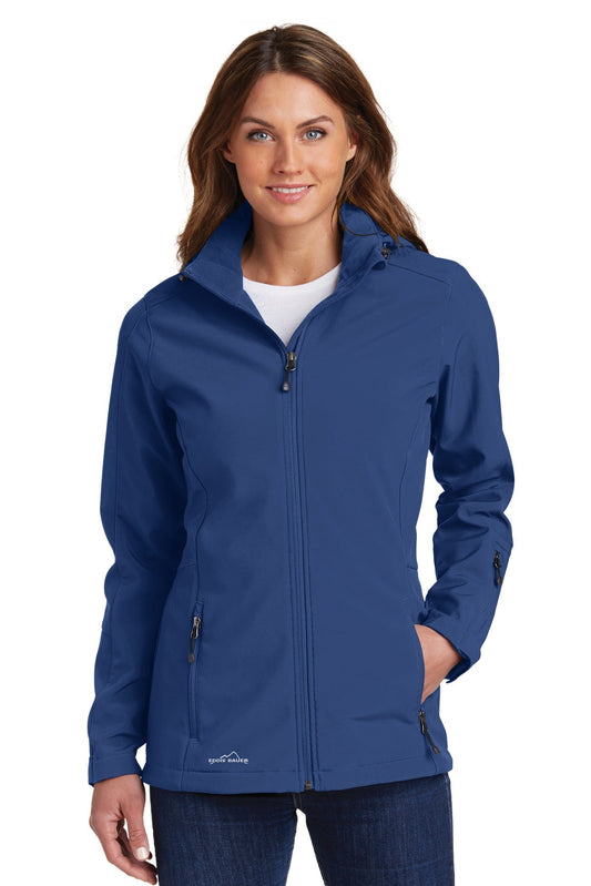 Eddie Bauer® Ladies Hooded Soft Shell Parka. EB537 - DFW Impression